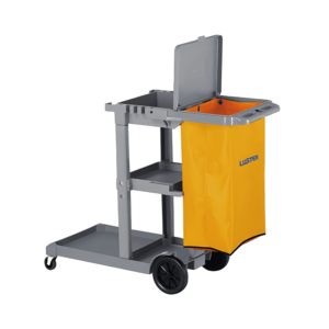 CARRO PORTA UTILES  GRIS C/TAPA C/BOLSA